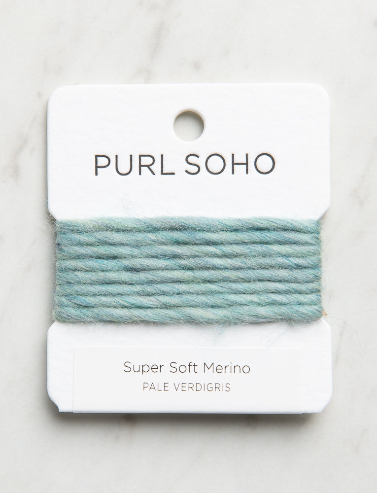 Super Soft Merino Color Cards, Pale Verdigris
