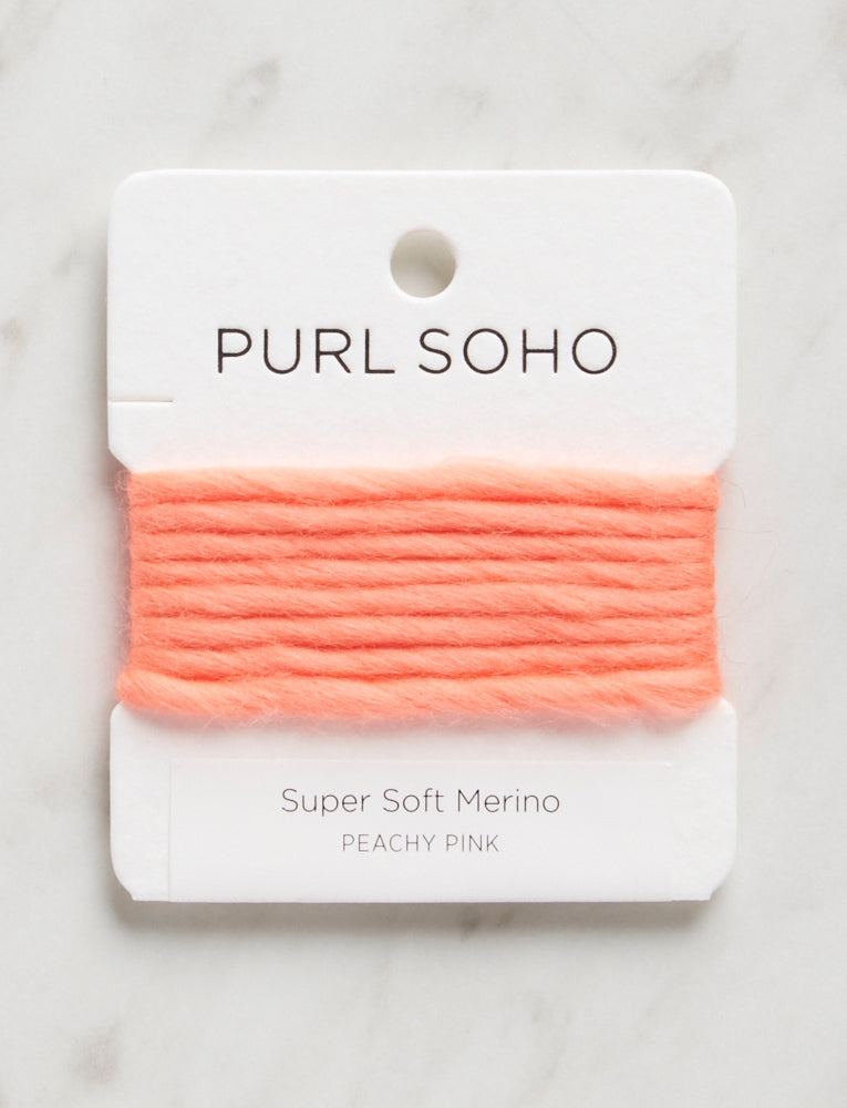 Super Soft Merino Color Cards, Peachy Pink