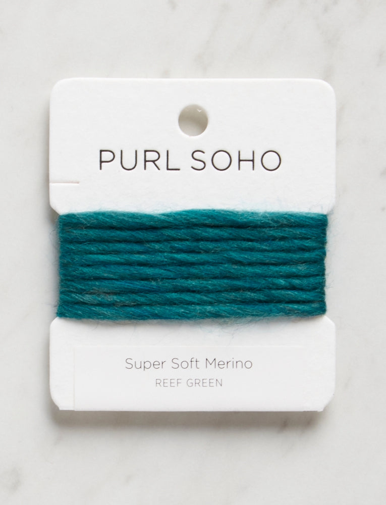 Super Soft Merino Color Cards, Reef Green