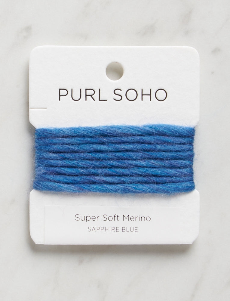 Super Soft Merino Color Cards, Sapphire Blue
