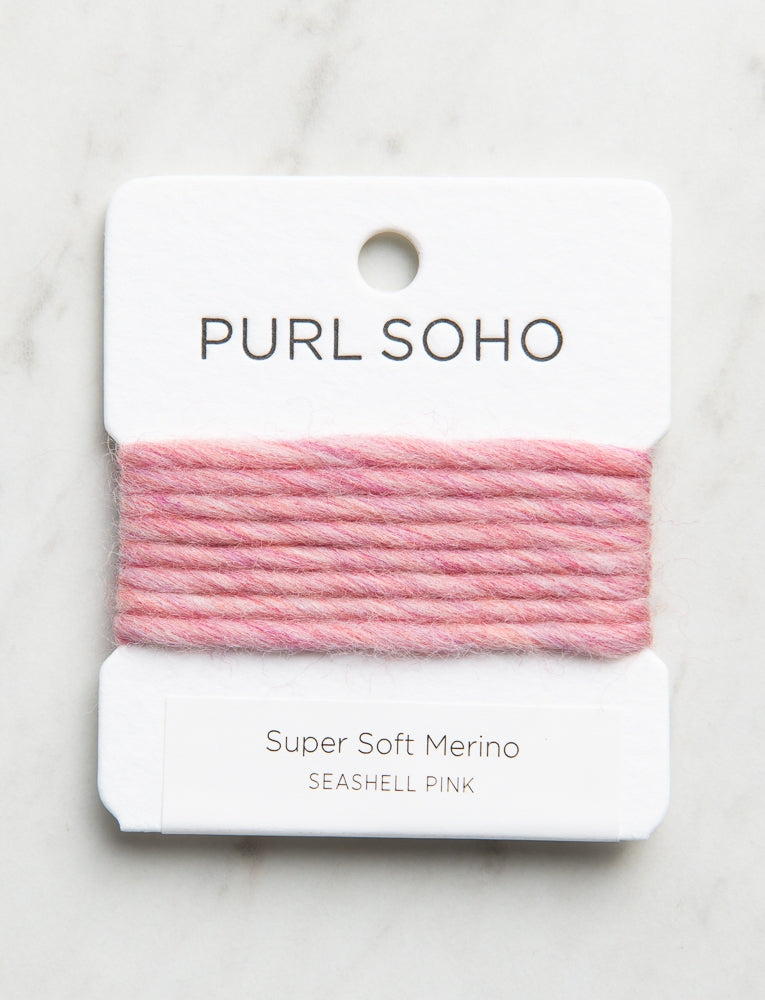 Super Soft Merino Color Cards, Seashell Pink