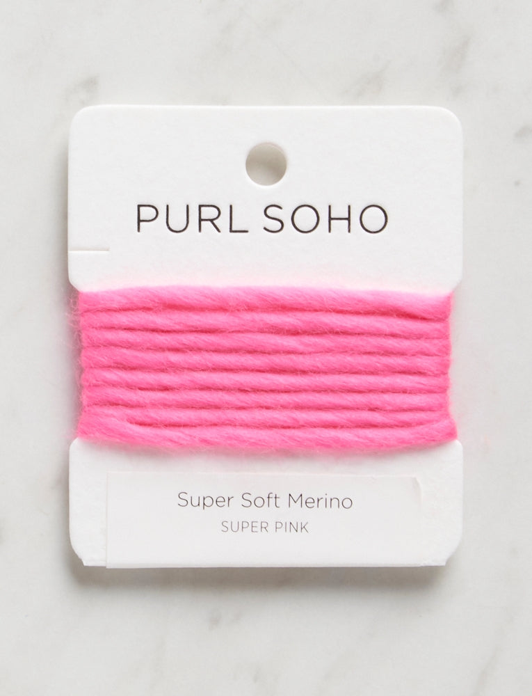 Super Soft Merino Color Cards, Super Pink