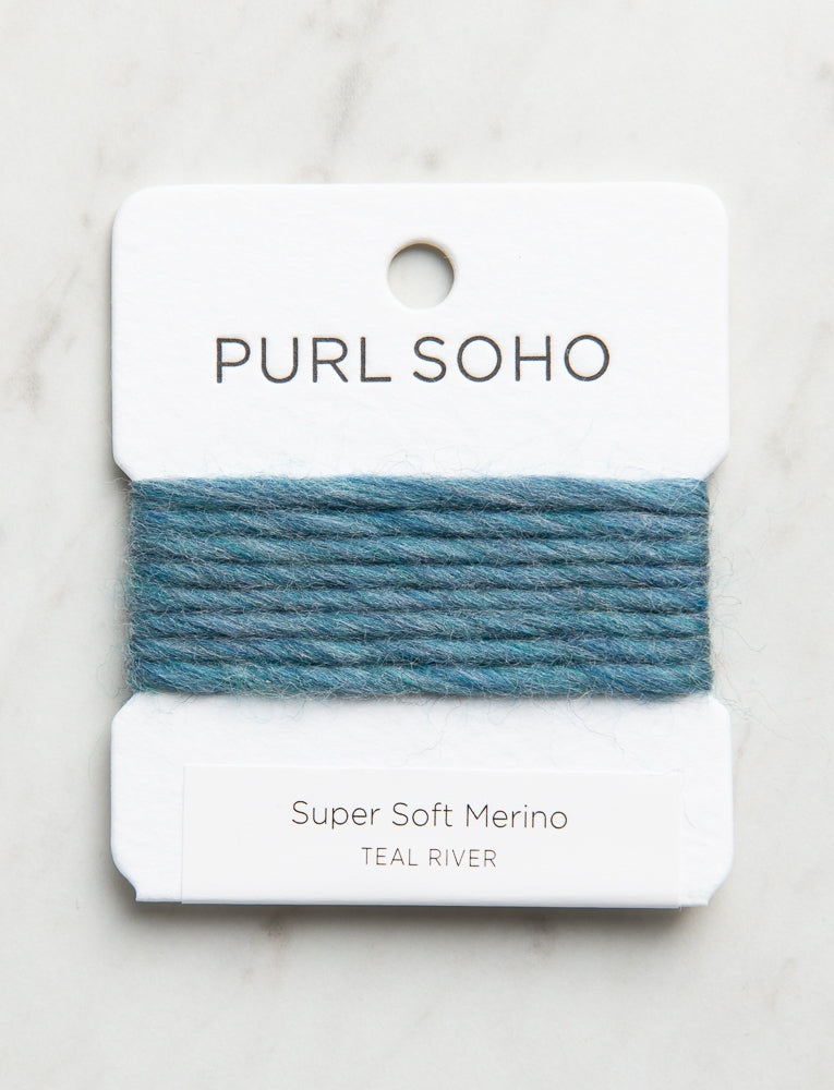 Super Soft Merino Color Cards, Teal River