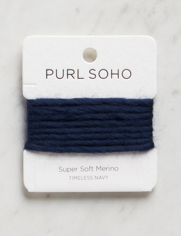 Super Soft Merino Color Cards, Timeless Navy