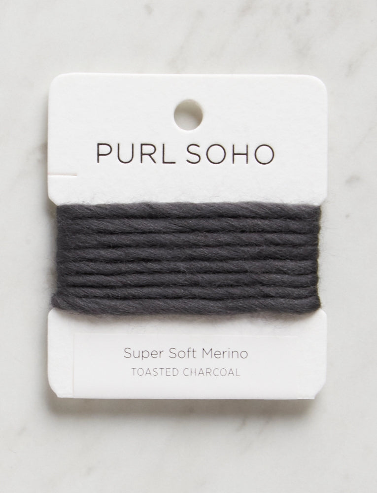 Super Soft Merino Color Cards, Toasted Charcoal