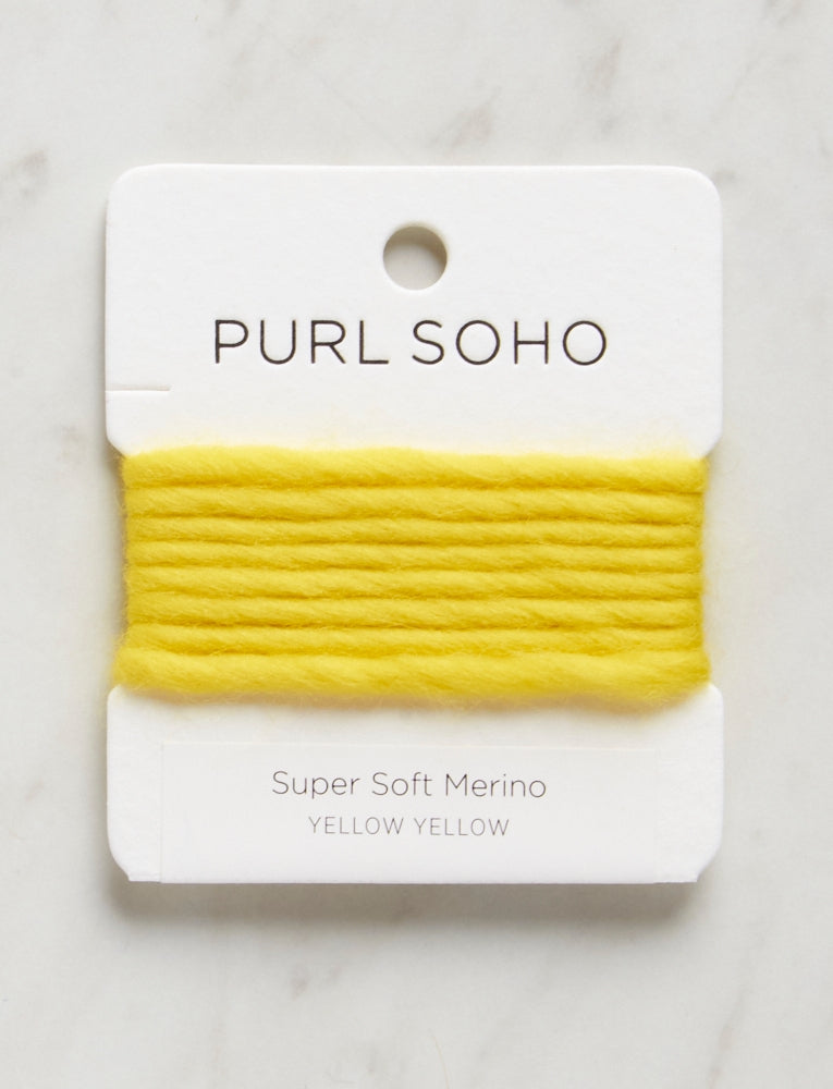 Super Soft Merino Color Cards, Yellow Yellow