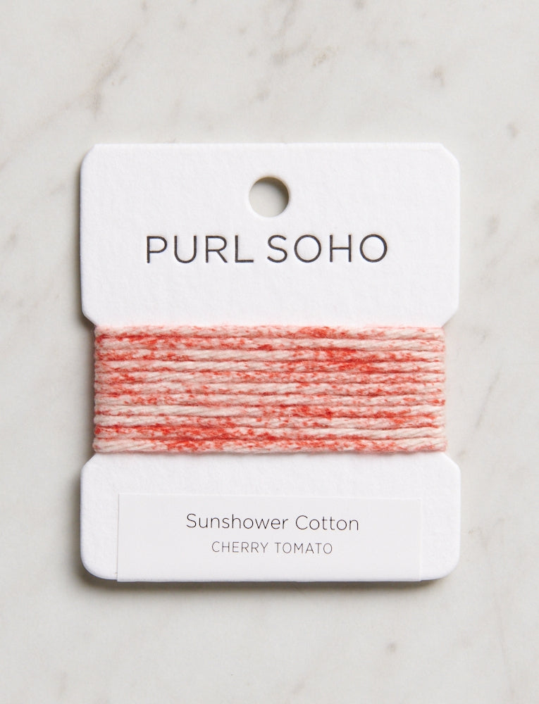 Sunshower Cotton Color Cards, Cherry Tomato