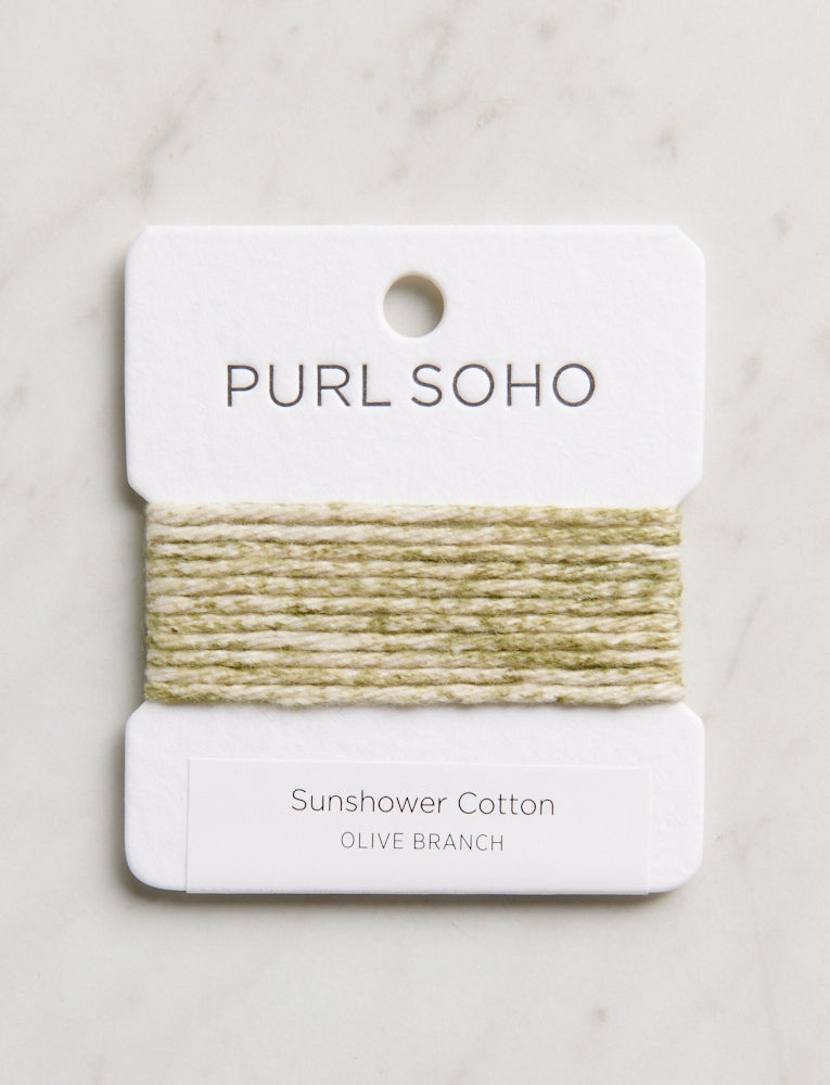 Sunshower Cotton Color Cards, Olive Branch