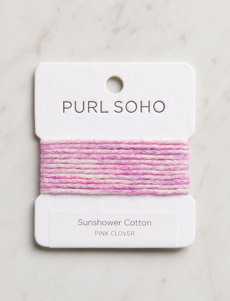 Sunshower Cotton Color Cards, Pink Clover