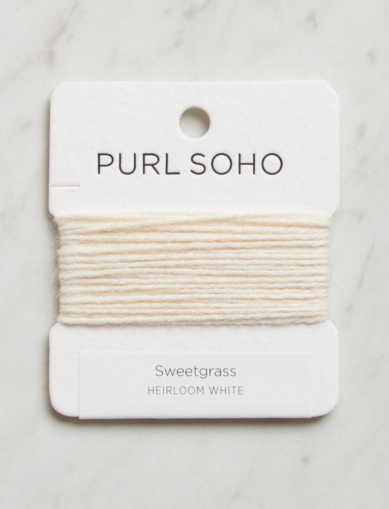 Sweetgrass Color Cards, Heirloom White