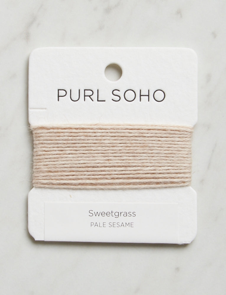 Sweetgrass Color Cards, Pale Sesame