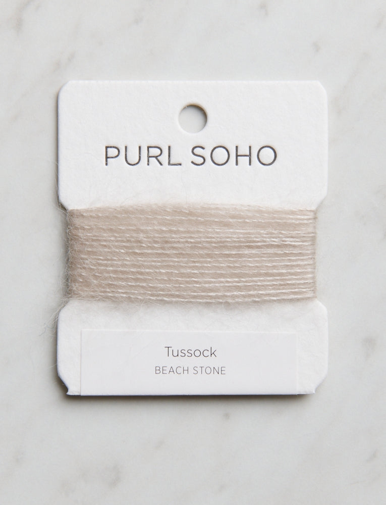 Tussock Color Cards, Beach Stone
