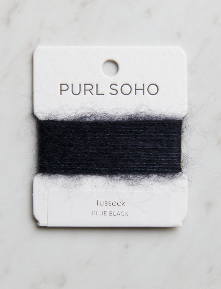 Tussock Color Cards, Blue Black