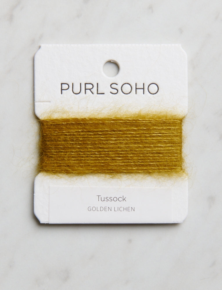 Tussock Color Cards, Golden Lichen