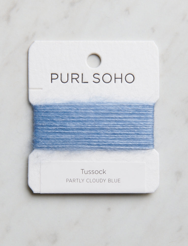Tussock Color Cards, Partly Cloudy Blue