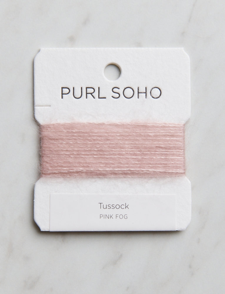 Tussock Color Cards, Pink Fog