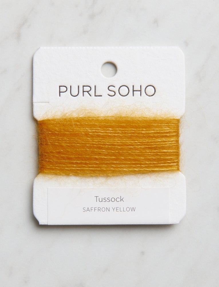 Tussock Color Cards, Saffron Yellow