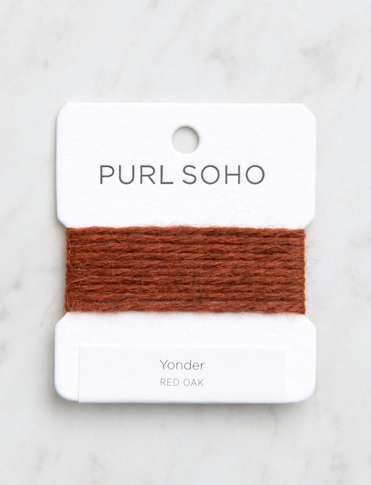 Yonder Color Cards, Red Oak