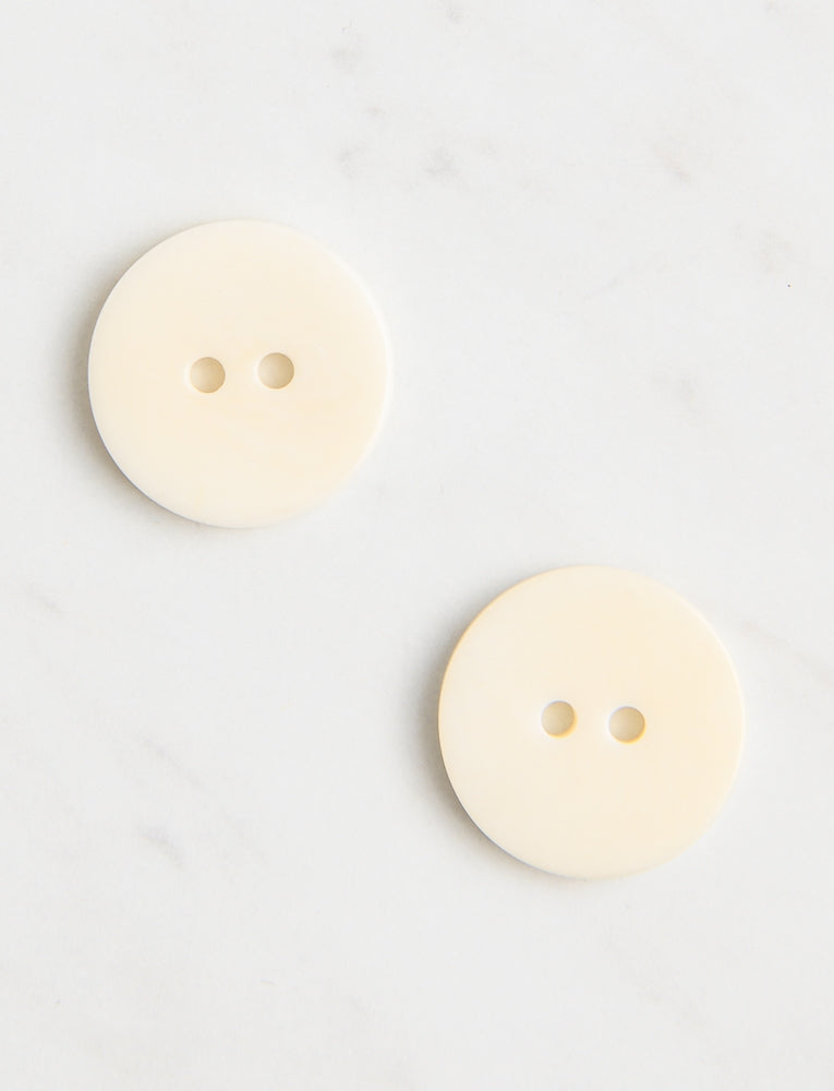 Large Corozo Button, 3/4-inch, Pale Oats