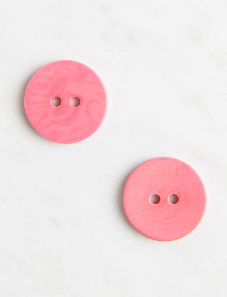Large Corozo Button, 3/4-inch, Pink Snail