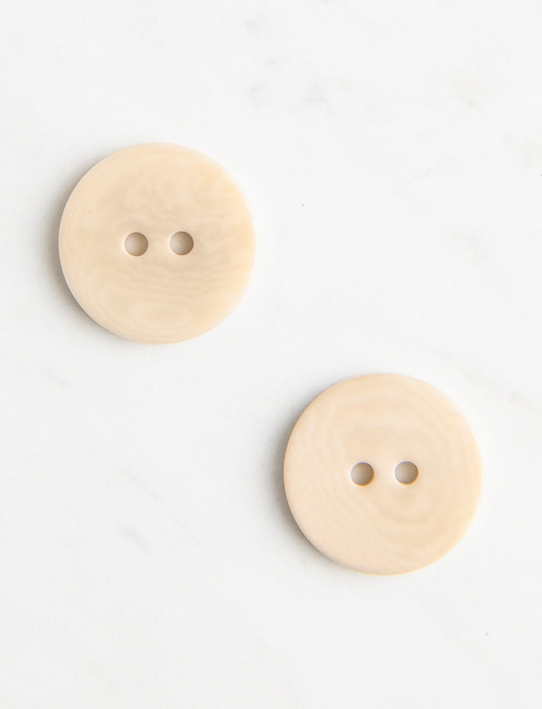 Large Corozo Button, 3/4-inch, Reed Gray