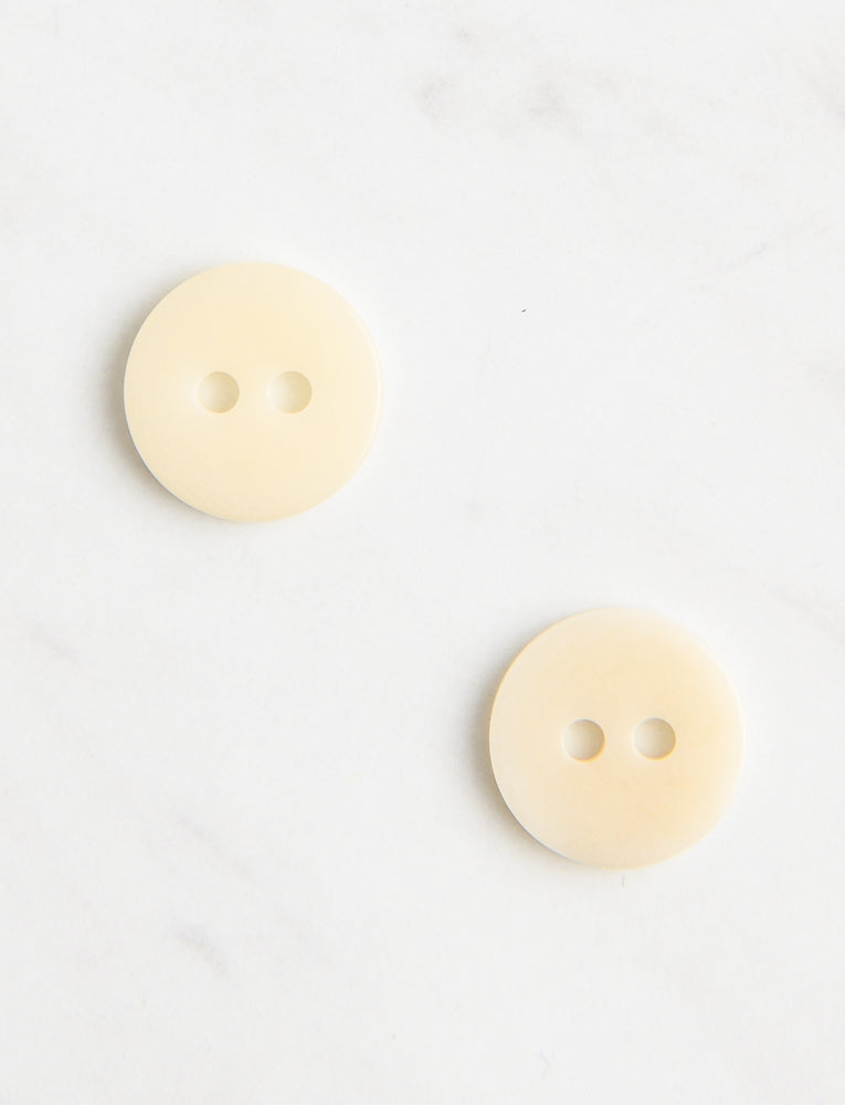 Medium Corozo Button, 1/2-inch, Pale Oats
