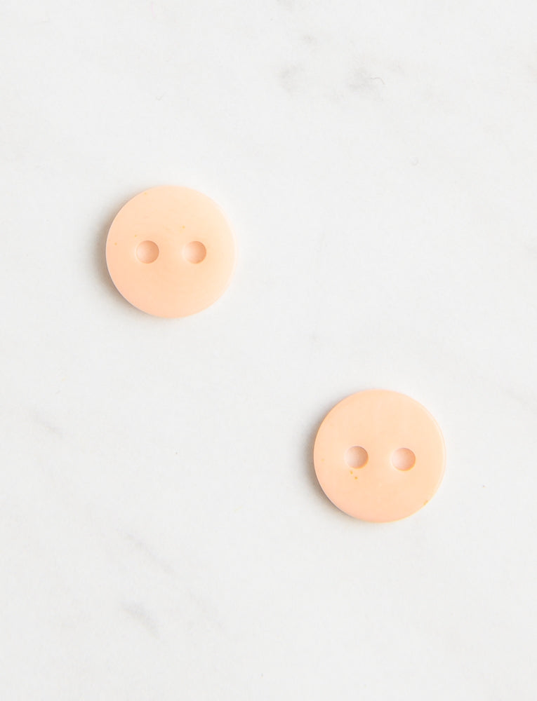 Small Corozo Button, 3/8-inch, Pink Pearl