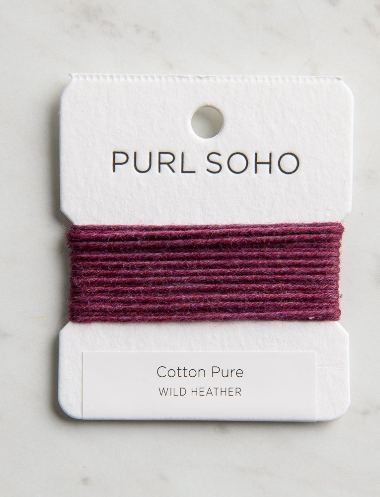 Cotton Pure Color Cards, Wild Heather