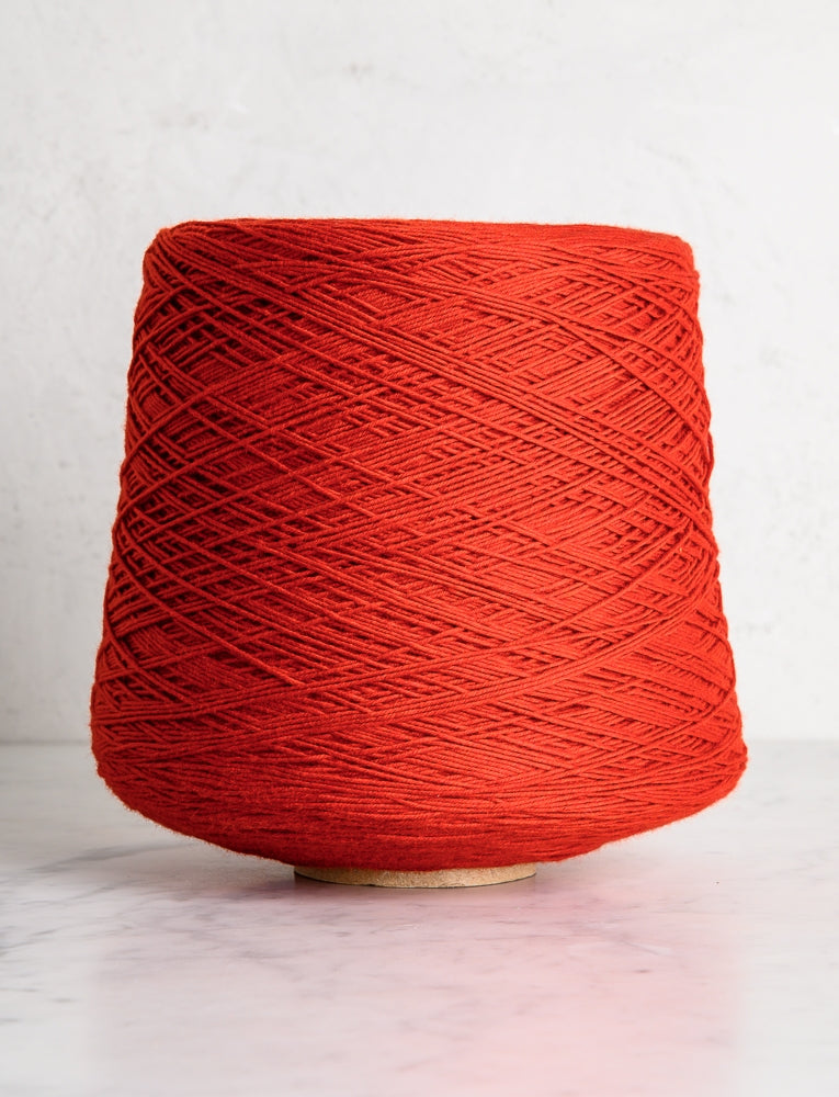 Cotton Pure On A Cone, Cadmium Scarlet