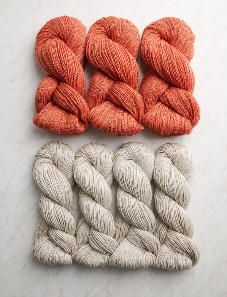 Double Knit Blanket Bundle, Guava Earth + Dove Gray, Crib