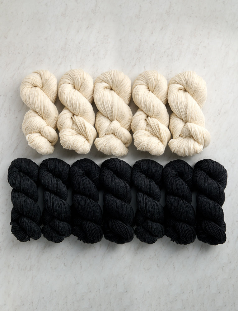 Double Knit Blanket Bundle, Heirloom White + River Rock, Throw