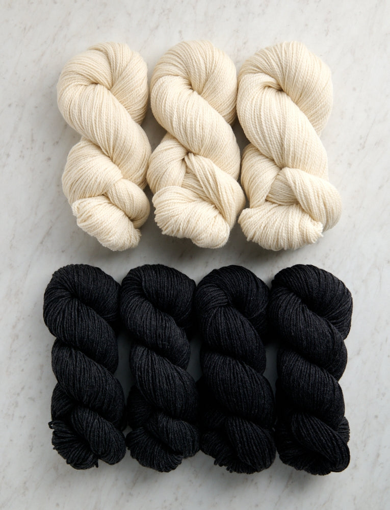 Double Knit Blanket Bundle, Heirloom White + River Rock, Crib