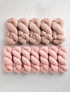 Double Knit Blanket Bundle, Pink Dawn + Peony Pink, Throw