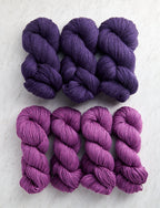 Double Knit Blanket Bundle, Violet Night + Purple Foxglove, Crib
