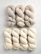 Double Knit Blanket Bundle, Winter Grass + Heirloom White, Crib
