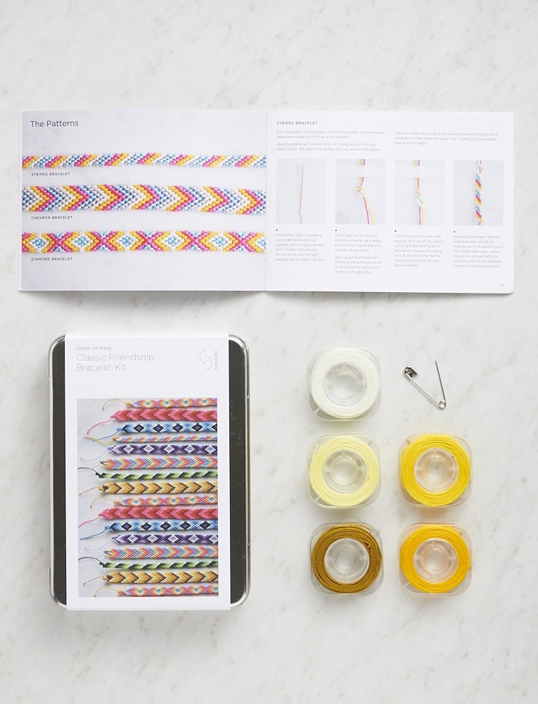 Classic Friendship Bracelet Kit, Sunflower