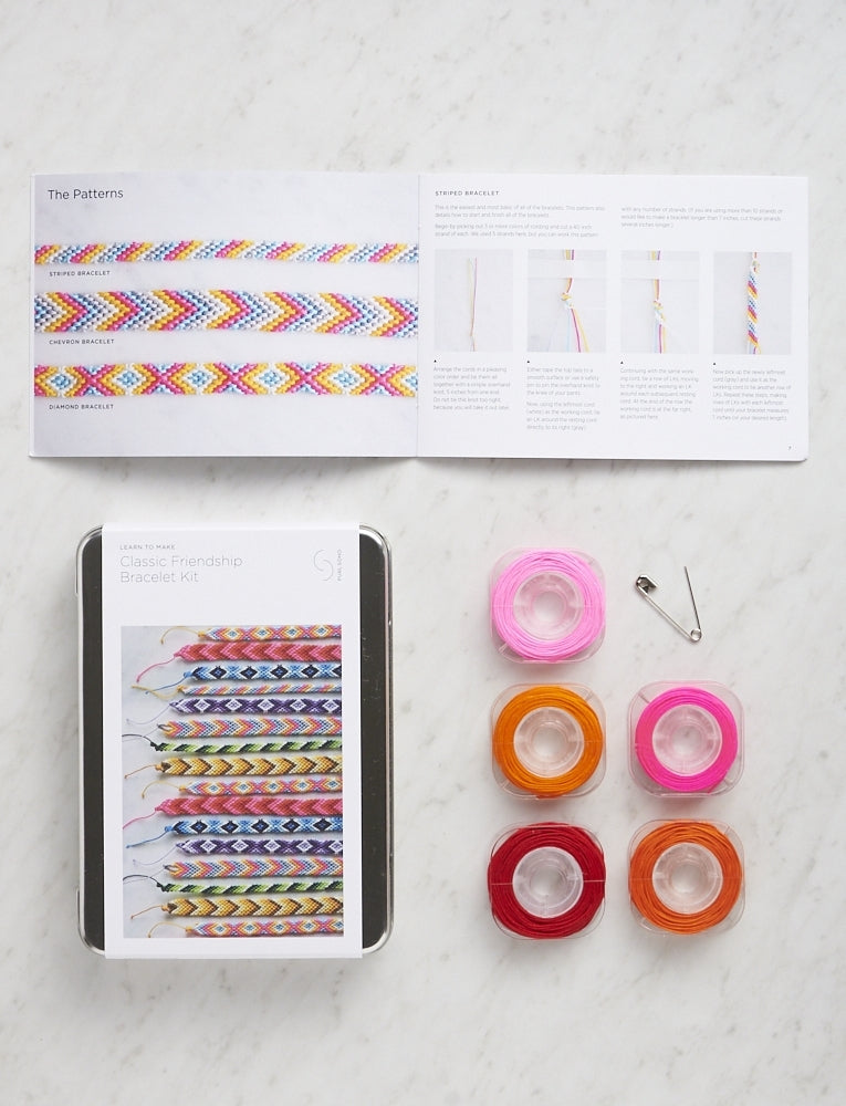 Classic Friendship Bracelet Kit, Zinnia