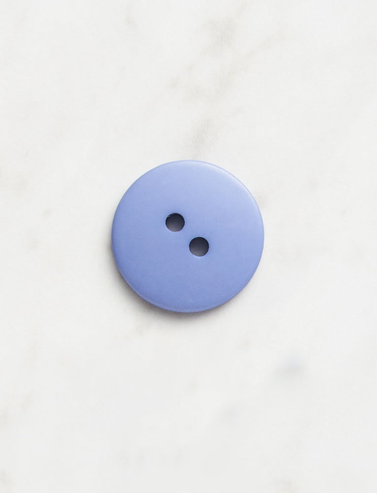 Large Round Button, 3/4 inch, Blue