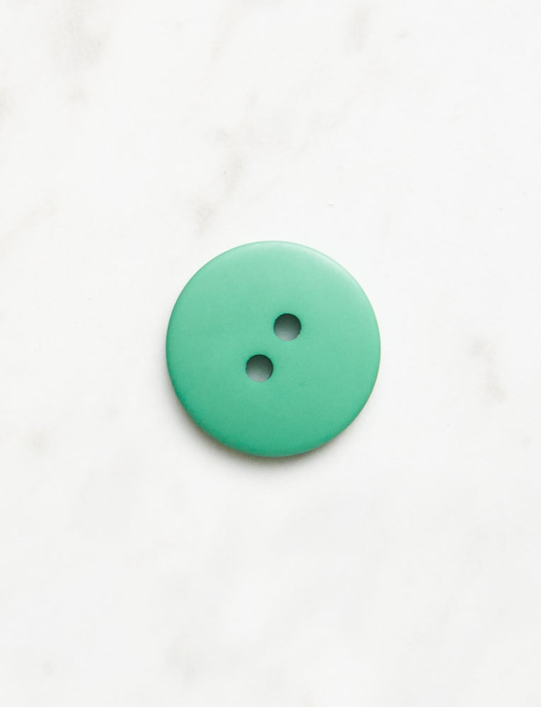 Large Round Button, 3/4 inch, Green