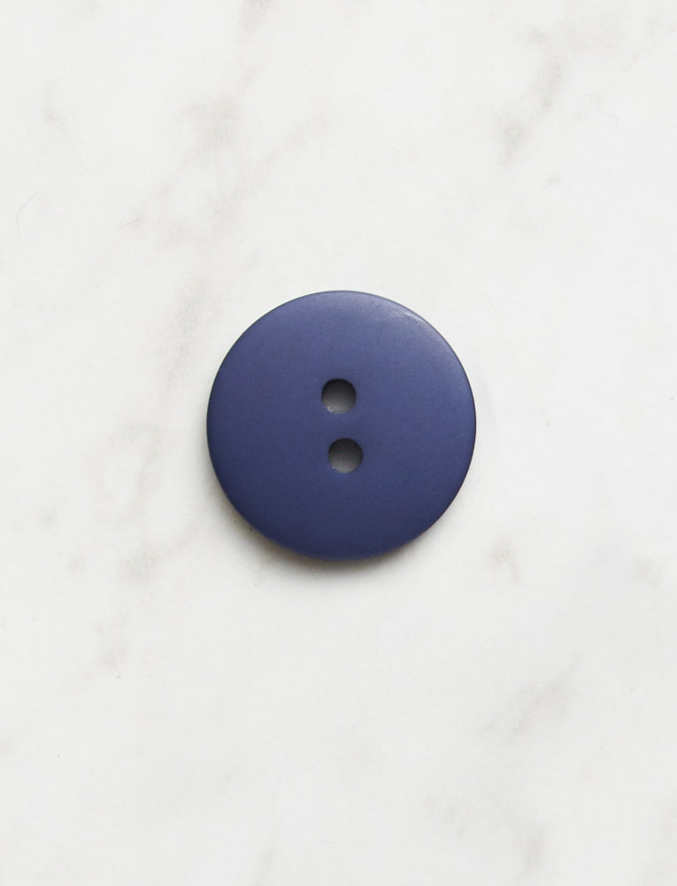 Large Round Button, 3/4 inch, Navy