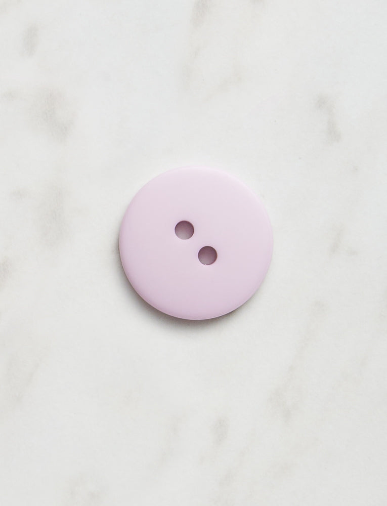 Large Round Button, 3/4 inch, Pastel Lilac
