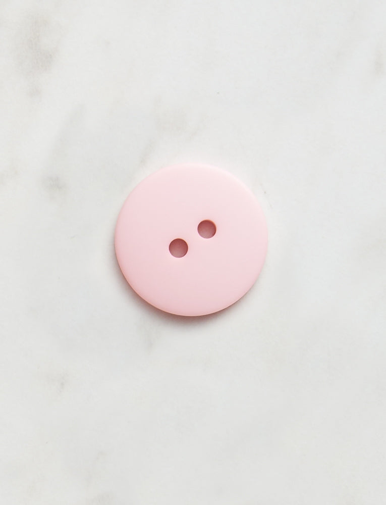 Large Round Button, 3/4 inch, Pastel Pink