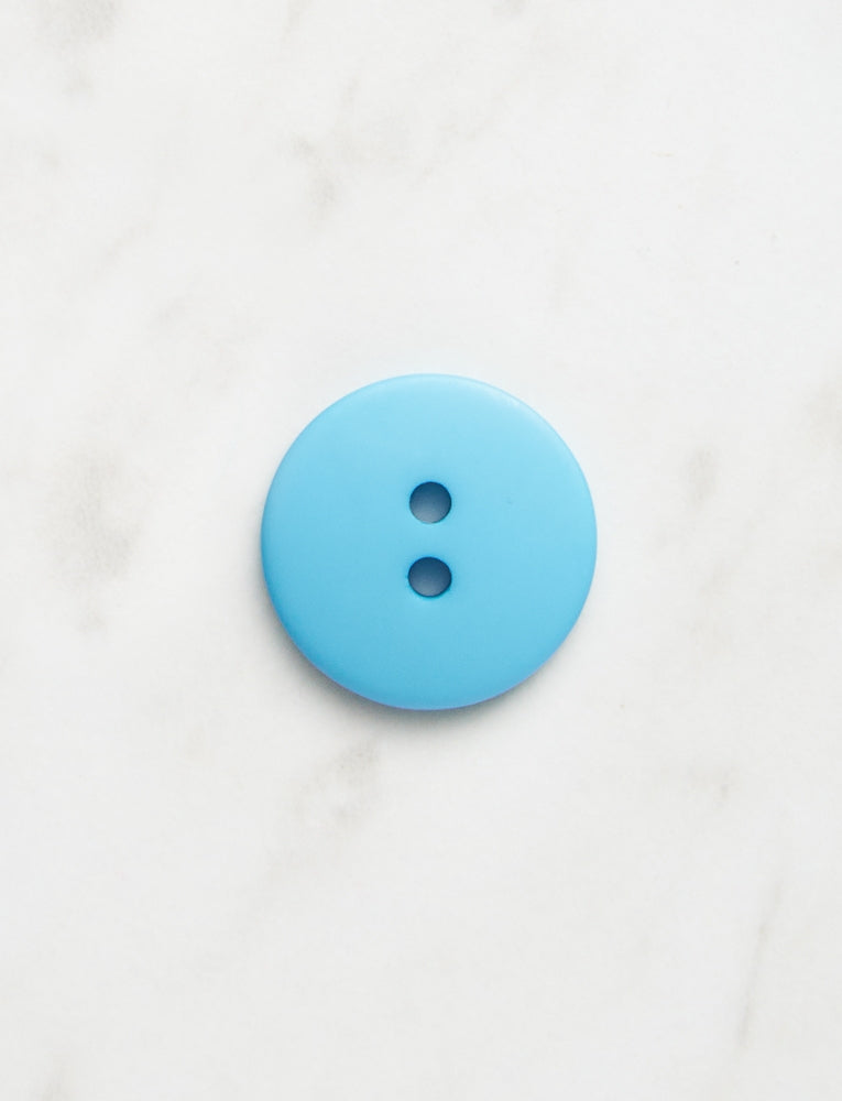 Large Round Button, 3/4 inch, Peacock