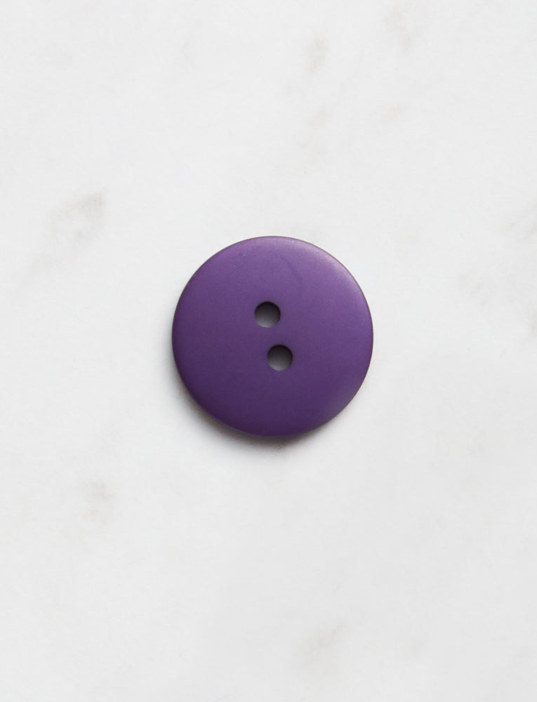 Large Round Button, 3/4 inch, Purple