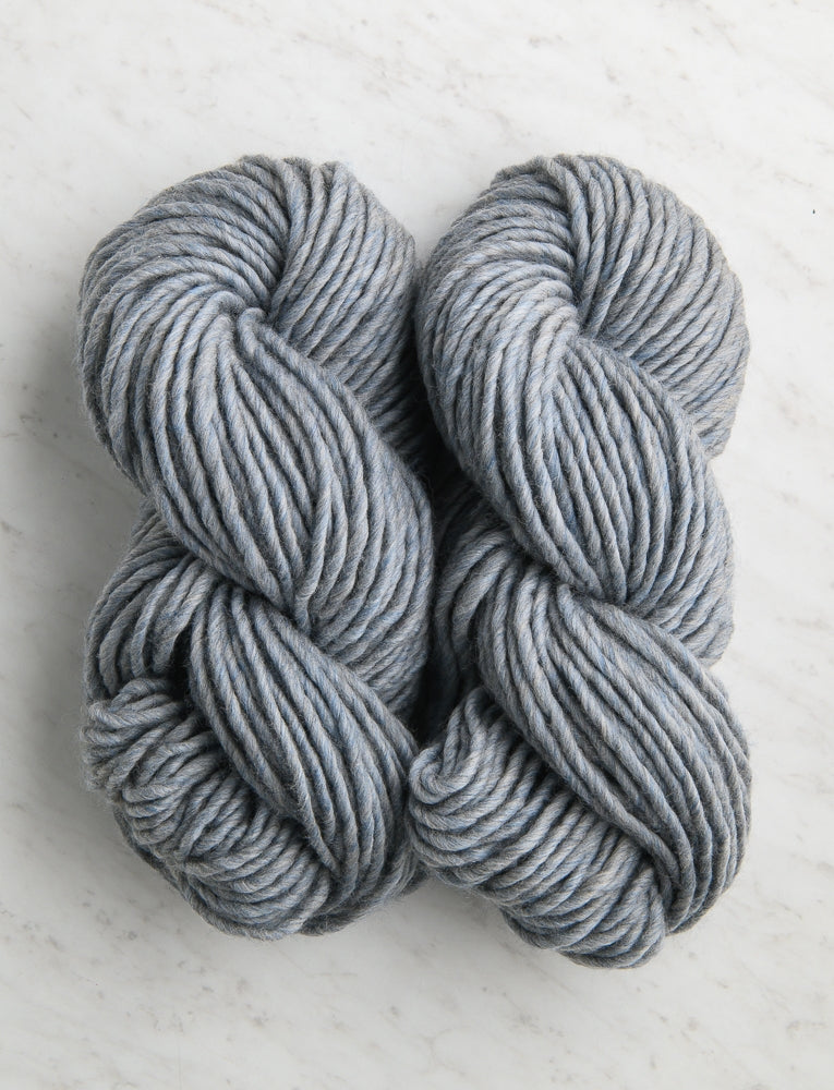 Learn To Knit A Cowl Kit, Gray Denim