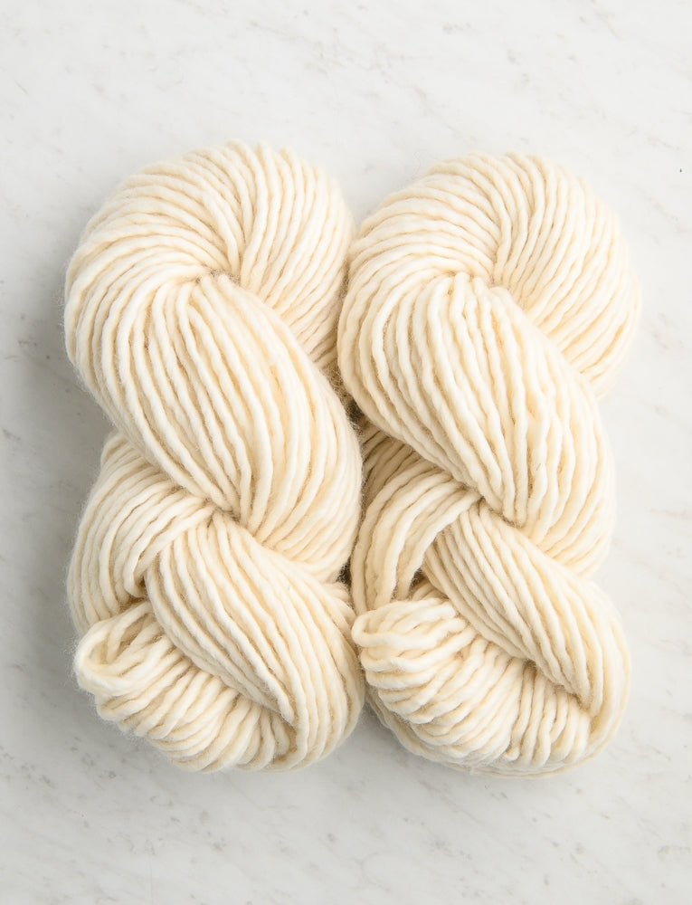 Learn To Knit A Cowl Kit, Heirloom White