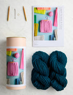 Learn To Knit A Cowl Kit, High Tide
