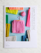Learn To Knit A Cowl Pattern, hard copy only