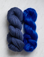 Line Weight + Tussock Bundle, Blue Jeans + Lapis Lazuli