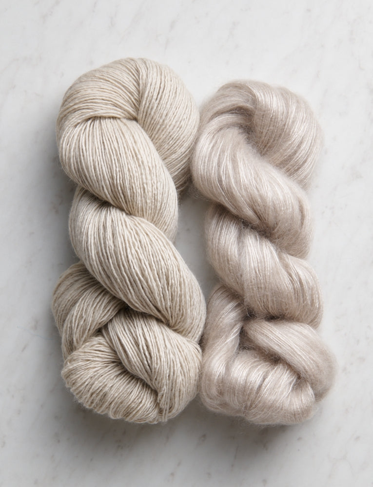 Line Weight + Tussock Bundle, Reed Gray + Beach Stone